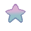 Pink and blue star